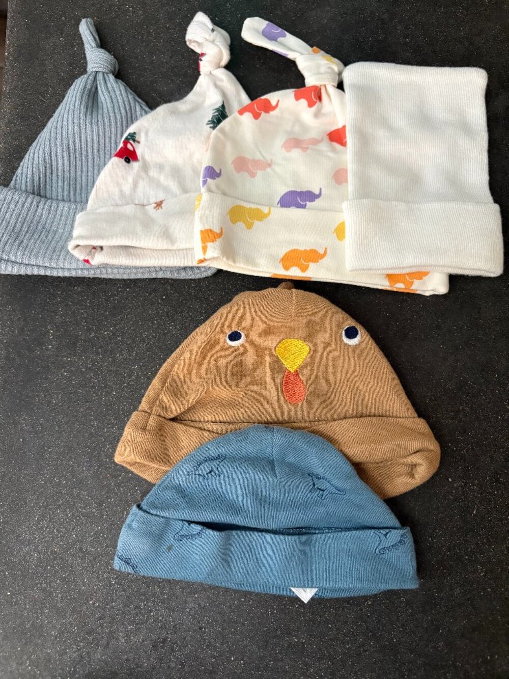 Baby Beanie 6-Piece Bundle Newborn/3 months